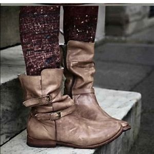 BEDSTU NELE SANDOVER COBBLER SERIES MOTO BOOTS